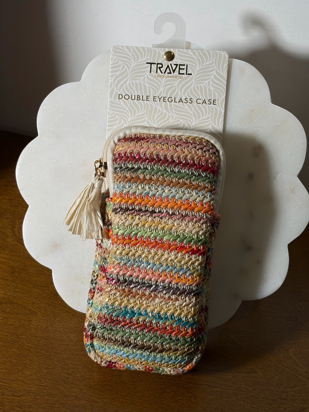 Multicolor Double Eyeglass Case